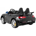 Mercedes-Benz GT R pre deti Lakovaný Čierny + Pohon 4x4 + Vetráčik + Diaľkové ovládanie + EVA + MP3 LED
