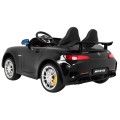 Mercedes-Benz GT R pre deti Lakovaný Čierny + Pohon 4x4 + Vetráčik + Diaľkové ovládanie + EVA + MP3 LED