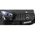 Mercedes-Benz GT R pre deti Lakovaný Čierny + Pohon 4x4 + Vetráčik + Diaľkové ovládanie + EVA + MP3 LED