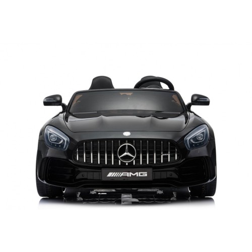Mercedes-Benz GT R pre deti Lakovaný Čierny + Pohon 4x4 + Vetráčik + Diaľkové ovládanie + EVA + MP3 LED
