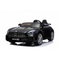 Mercedes-Benz GT R pre deti Lakovaný Čierny + Pohon 4x4 + Vetráčik + Diaľkové ovládanie + EVA + MP3 LED