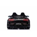 Mercedes-Benz GT R pre deti Lakovaný Čierny + Pohon 4x4 + Vetráčik + Diaľkové ovládanie + EVA + MP3 LED