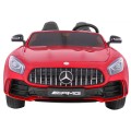 Mercedes-Benz GT R pre deti Lakovaný Červený + Pohon 4x4 + Vetráčik + Diaľkové ovládanie + EVA + MP3 LED