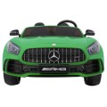Mercedes-Benz GT R pre deti Lakovaný Zelený + Pohon 4x4 + Vetráčik + Diaľkové ovládanie + EVA + MP3 LED