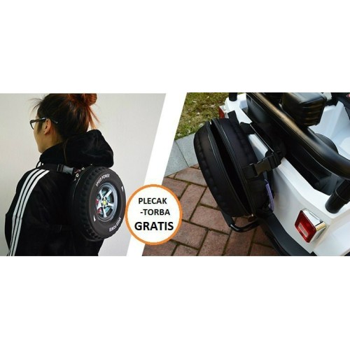 Terénne auto typu jeep Monster 4x4 pre deti Červený + Diaľkové ovládanie + Nastaviteľné sedadlo + MP3 LED + Batožinový priestor 