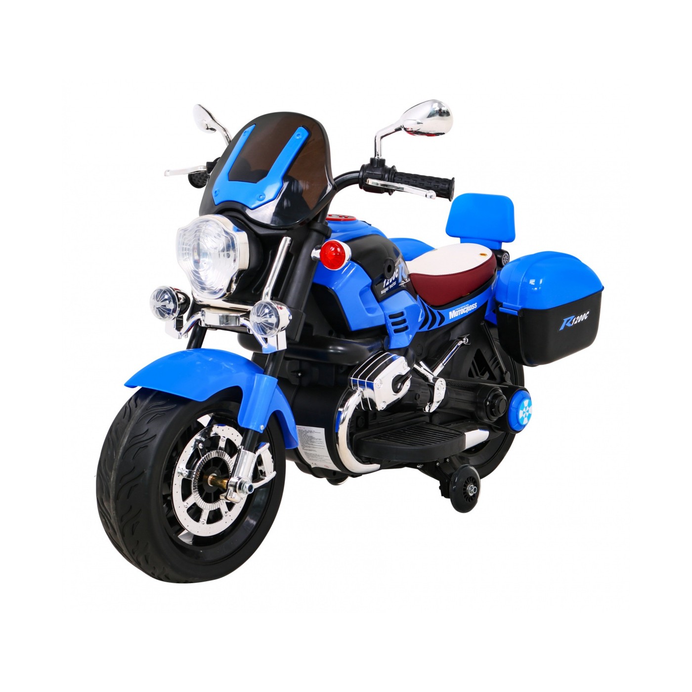 Vozidlo Motorka MOTOR 1200CR Modrý