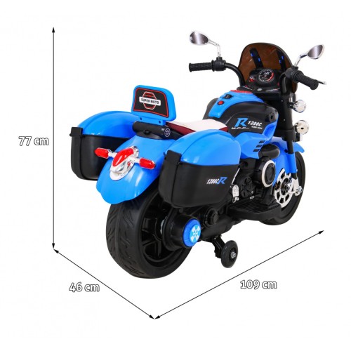 Vozidlo Motorka MOTOR 1200CR Modrý