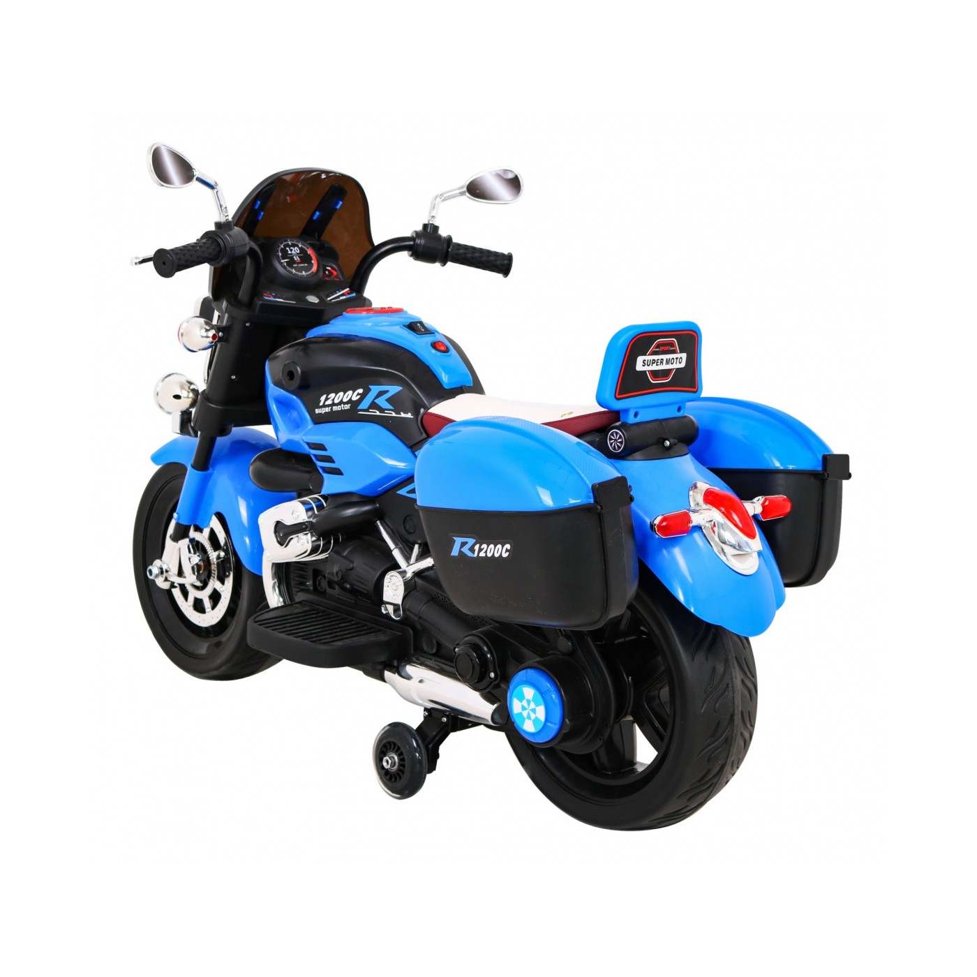 Vozidlo Motorka MOTOR 1200CR Modrý