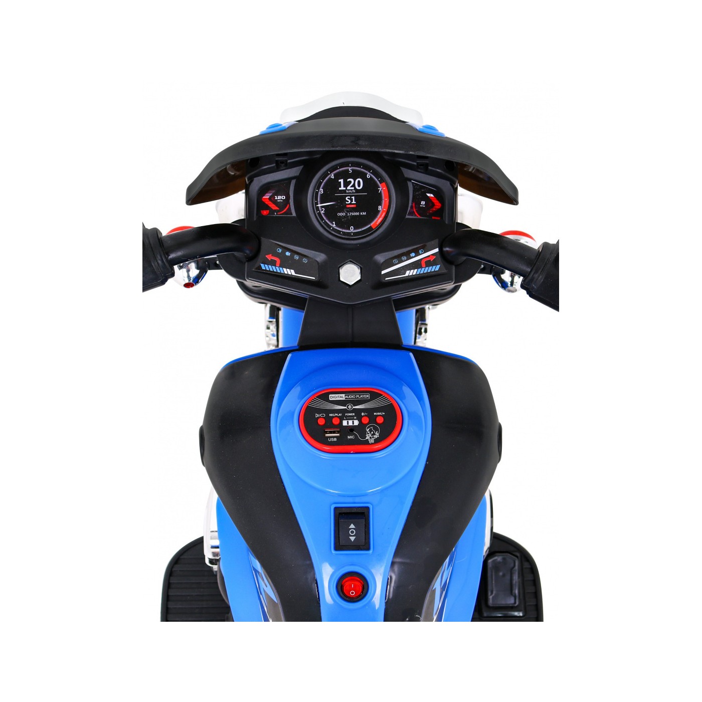 Vozidlo Motorka MOTOR 1200CR Modrý