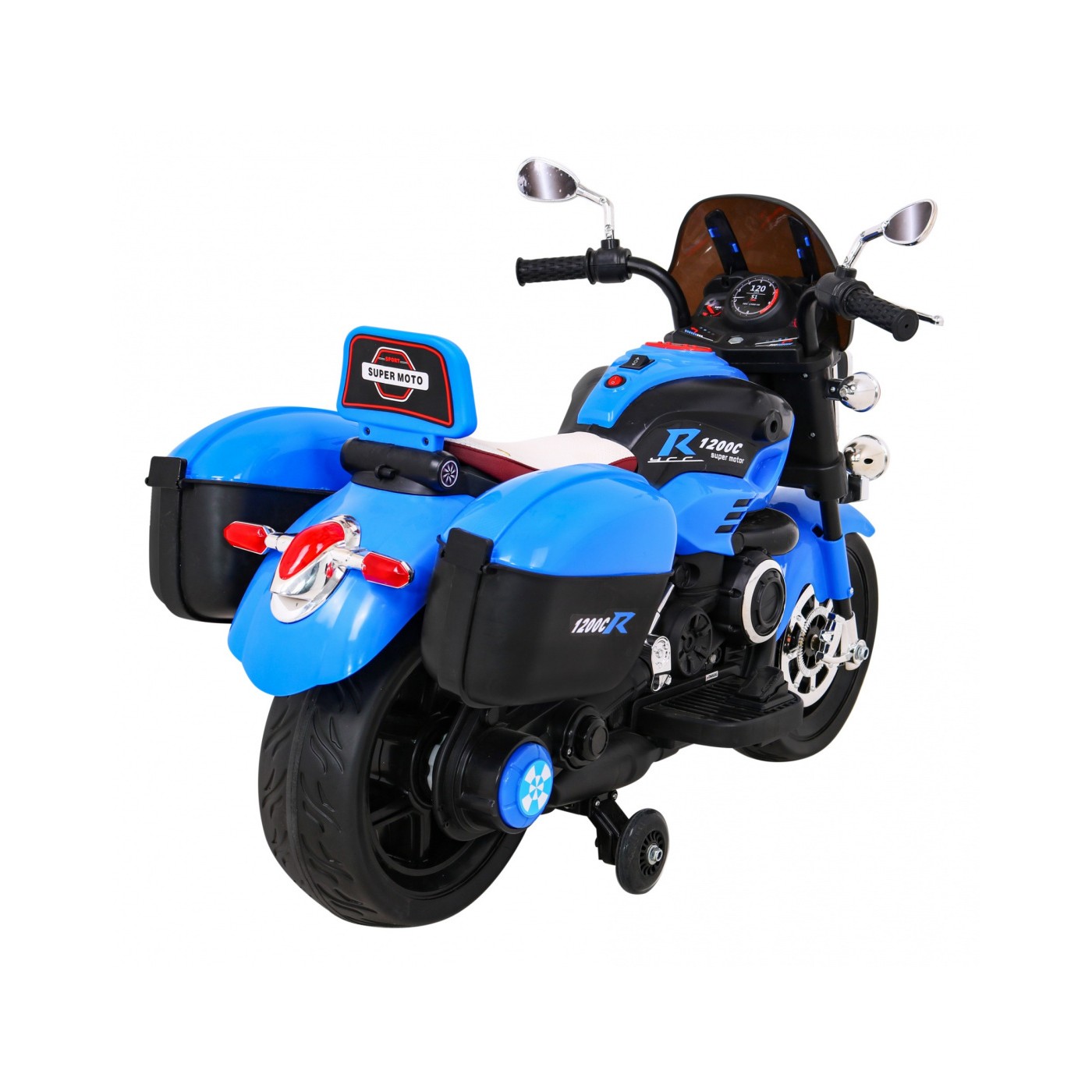 Vozidlo Motorka MOTOR 1200CR Modrý