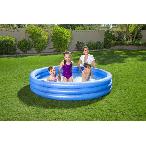 Záhradný bazén pre deti Nafukovací brodík Modrý 183x33cm BESTWAY + Opravná záplata