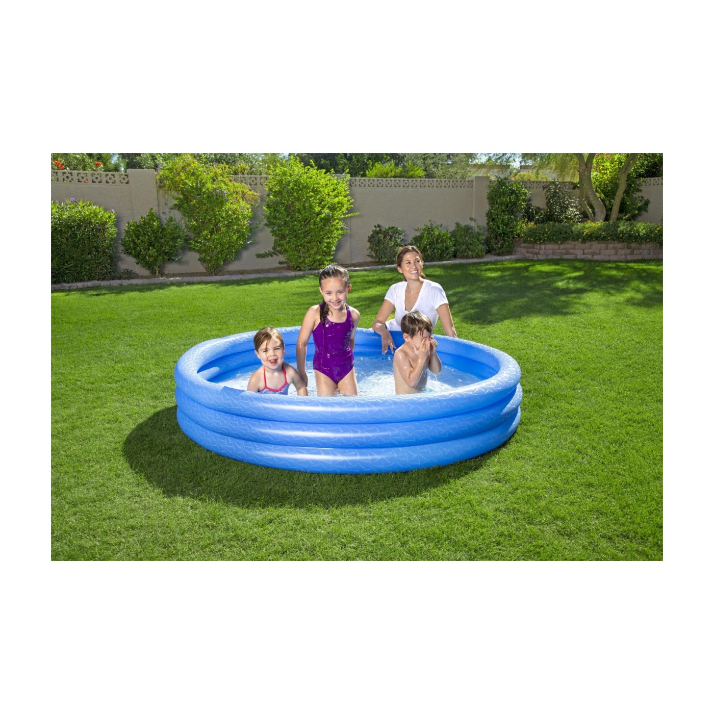 Záhradný bazén pre deti Nafukovací brodík Modrý 183x33cm BESTWAY + Opravná záplata