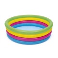 Nafukovací bazén 4 krúžky Brodík pre deti 157x46cm Dúha BESTWAY + Opravná záplata