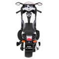 Motorka na batériu BMW K1300S pre deti Biely + Pomocné kolieska + Zvuky Svetlá + Pomalý štart