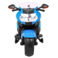 Motorka na batériu BMW K1300S pre deti Modrý + Pomocné kolieska + Zvuky Svetlá + Pomalý štart