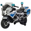 BMW R1200RT Polícia Motorka elektrická pre deti + Pomocné kolieska + Zvuky + LED + EVA + Pomalý štart