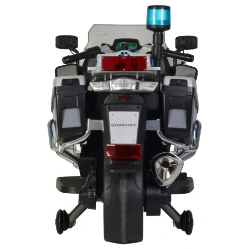 BMW R1200RT Polícia Motorka elektrická pre deti + Pomocné kolieska + Zvuky + LED + EVA + Pomalý štart