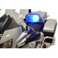BMW R1200RT Polícia Motorka elektrická pre deti + Pomocné kolieska + Zvuky + LED + EVA + Pomalý štart