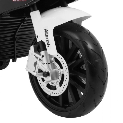 Motorka na batériu BMW S1000 RR pre deti Čierny + Pomocné koliečka + Stojan