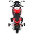 Motorka na batériu BMW S1000 RR pre deti Červený + Pomocné koliečka + Stojan