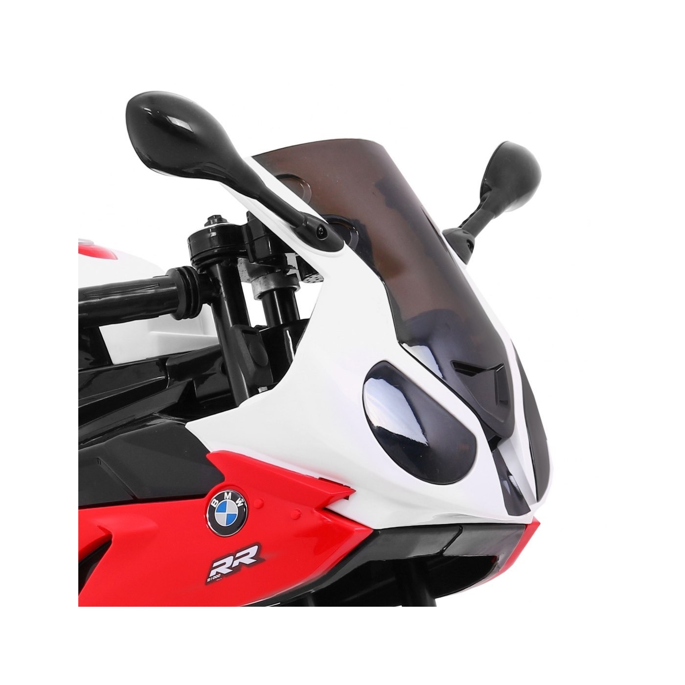 Motorka na batériu BMW S1000 RR pre deti Červený + Pomocné koliečka + Stojan