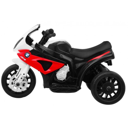 Motorka BMW S1000 RR Mini na batériu pre deti Červený + 3 kolesá + Zvuky + LED