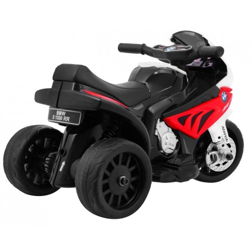 Motorka BMW S1000 RR Mini na batériu pre deti Červený + 3 kolesá + Zvuky + LED