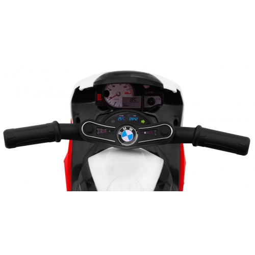 Motorka BMW S1000 RR Mini na batériu pre deti Červený + 3 kolesá + Zvuky + LED