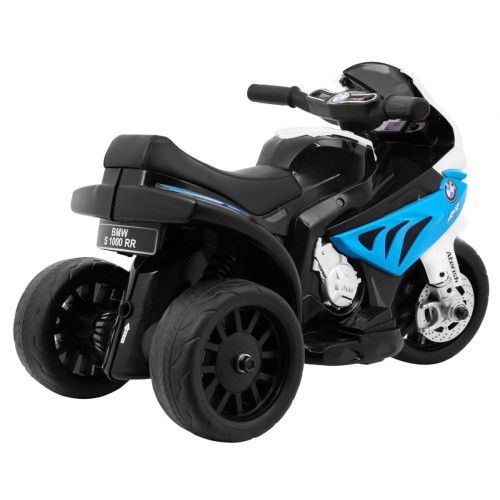 Motorka BMW S1000 RR Mini na batériu pre deti Modrý + 3 kolesá + Zvuky + LED