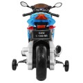 Motorka na batériu BMW S1000 RR pre deti Modrý + Pomocné koliečka + Stojan