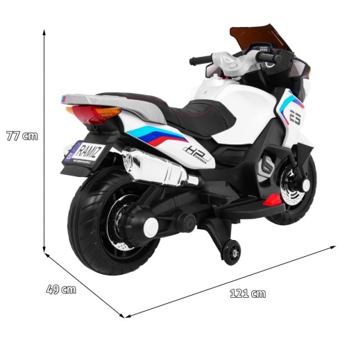 Vozidlo Motorka Sport Tourism Biela