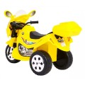 Motorka Trojkolesová BJX-088 elektrická pre najmenších Žltá + Zvuky + Svetlá