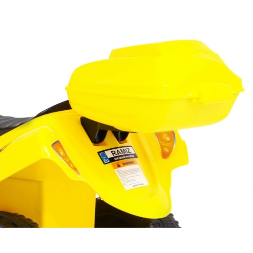 Motorka Trojkolesová BJX-088 elektrická pre najmenších Žltá + Zvuky + Svetlá