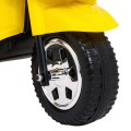 Motorka Trojkolesová BJX-088 elektrická pre najmenších Žltá + Zvuky + Svetlá