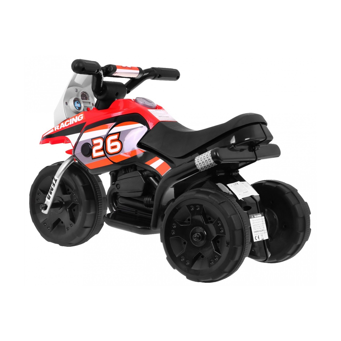 Vozidlo Motorka MINI Červená