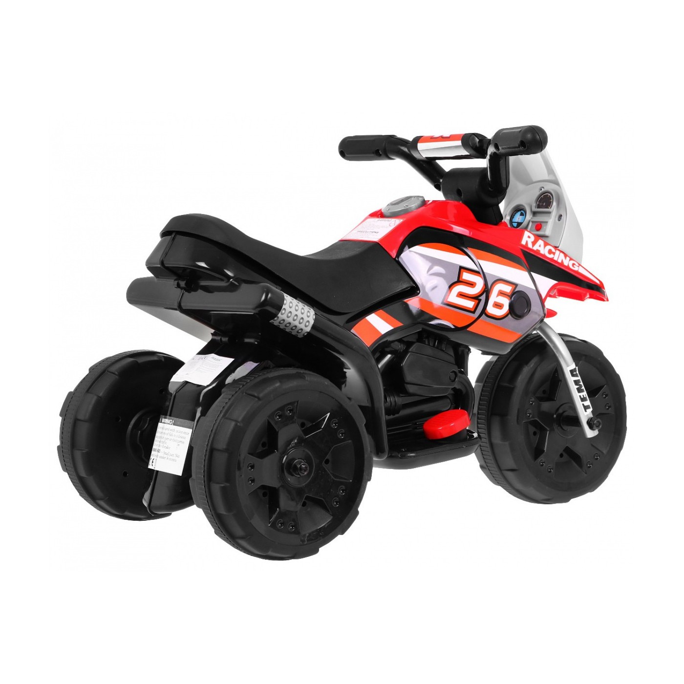 Vozidlo Motorka MINI Červená