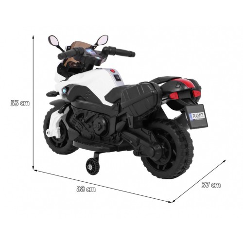 Vozidlo Motorka Shadow Biela