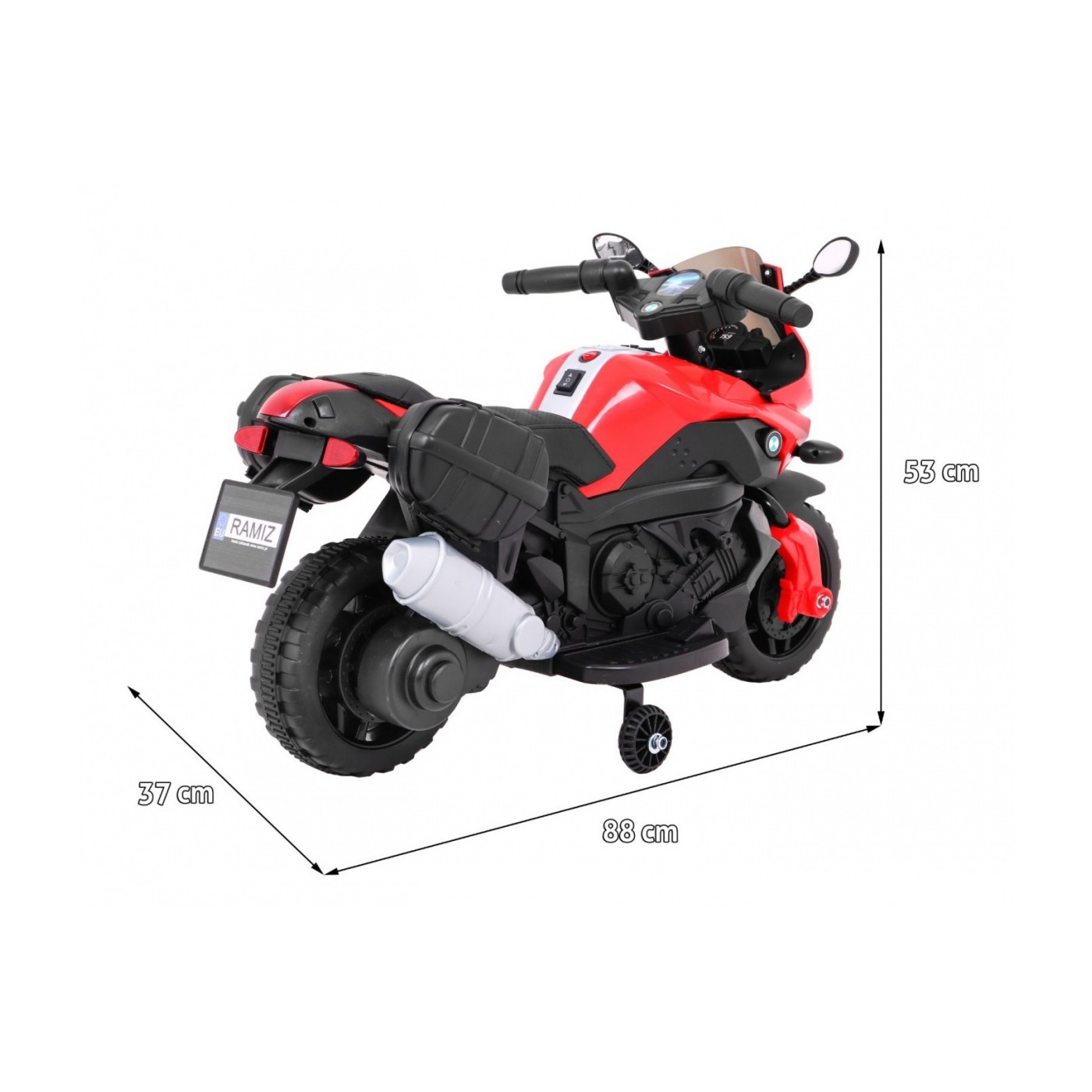 Vozidlo Motorka Shadow Červená