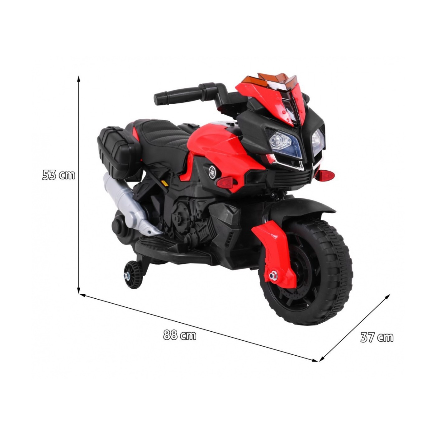 Vozidlo Motorka SkyBike Červená