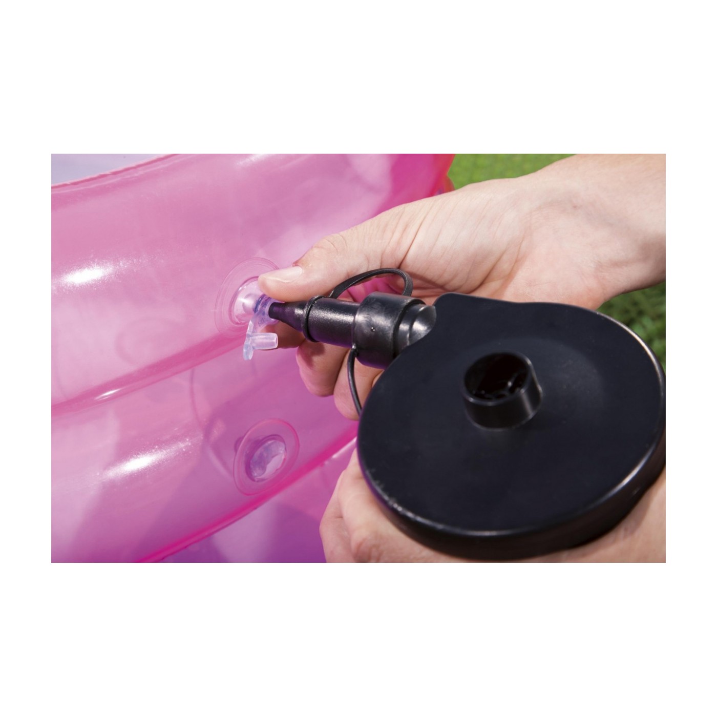 Bazénik pre deti na nafukovanie Ružový 70x30cm BESTWAY + Opravná záplata