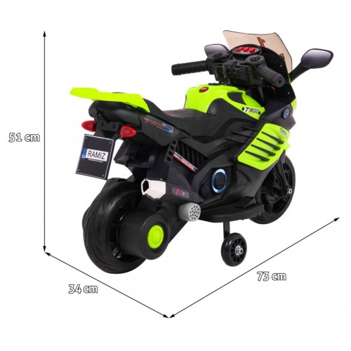 Vozidlo Motorka SuperBike Zelená