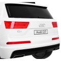 Audi Q7 Lift na batériu pre deti Biele + Diaľkové ovládanie + Pomalý štart + EVA + Ekokoža + MP3 LED