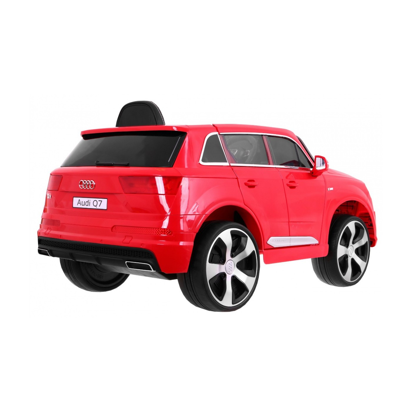 Audi Q7 Lift na batériu pre deti Červené + Diaľkové ovládanie + Pomalý štart + EVA + Ekokoža + MP3 LED