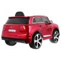 Audi Q7 Lift na batériu pre deti Lakované Červené + Diaľkové ovládanie + Pomalý štart + EVA + MP3 LED