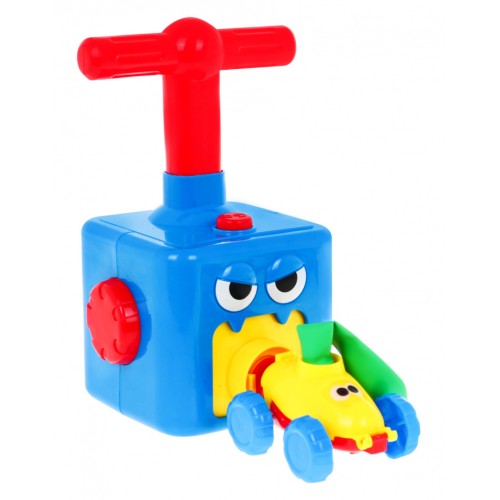 Sada autíčok s balónikovým pohonom pre deti 3+ Pumpička na balóny + 2 autíčka + 4 balóniky