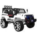 Terénne autíčko Raptor Drifter Biele + Diaľkové ovládanie + Pohon 4x4 + Úložný priestor + Pomalý štart + MP3 LED