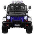 Terénne autíčko Raptor Drifter Čierne + Diaľkové ovládanie + Pohon 4x4 + Úložný priestor + Pomalý štart + MP3 LED