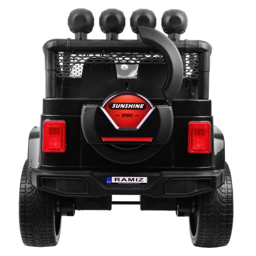 Terénne autíčko Raptor Drifter Čierne + Diaľkové ovládanie + Pohon 4x4 + Úložný priestor + Pomalý štart + MP3 LED