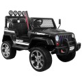 Terénne autíčko Raptor Drifter Čierne + Diaľkové ovládanie + Pohon 4x4 + Úložný priestor + Pomalý štart + MP3 LED