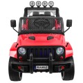 Terénne autíčko Raptor Drifter Červené + Diaľkové ovládanie + Pohon 4x4 + Úložný priestor + Pomalý štart + MP3 LED
